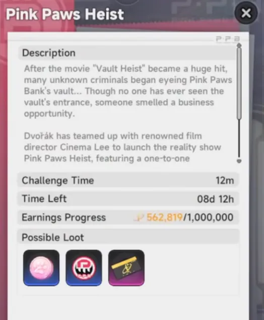 Pink Paws Heist