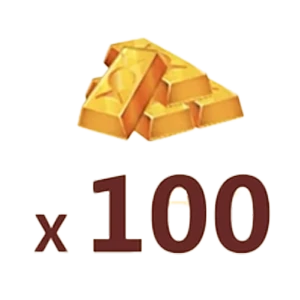 100 Gold Bars logo