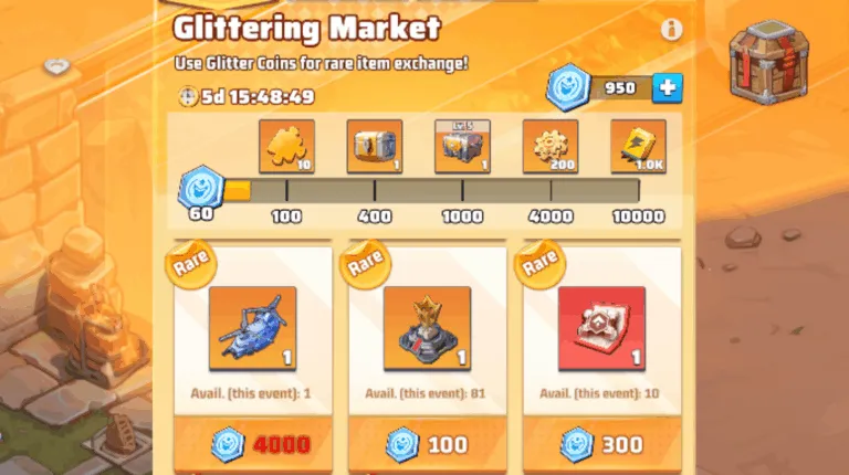Glittering Market