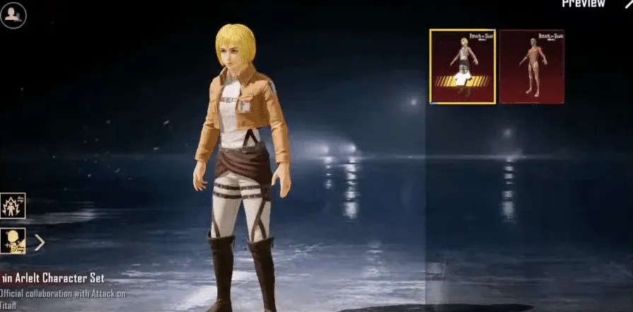 Armin Arlert Character Set anime
