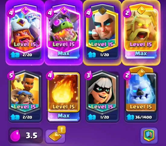 Clash Royale Arena Decks