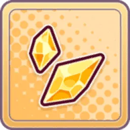 Gold Crystal Shard