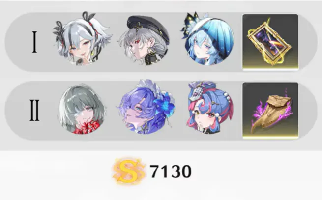 Run 1: Camellya & Phrolova team (7,130 / 3S Rank)