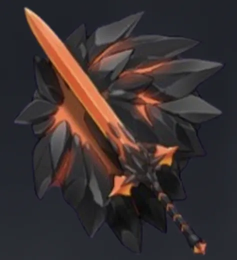 Crimson Flame Sword & Shield