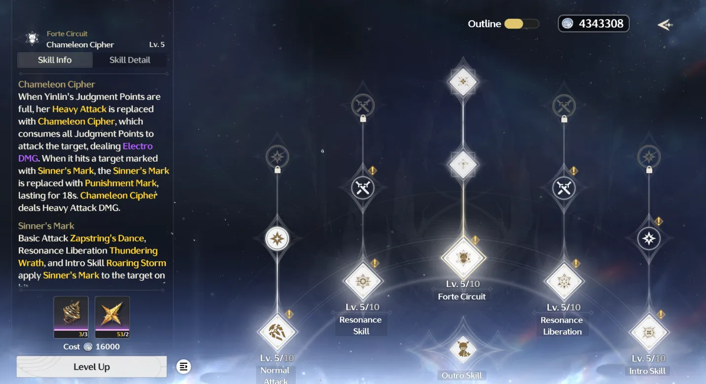 Yinlin Skill Upgrade Priorities