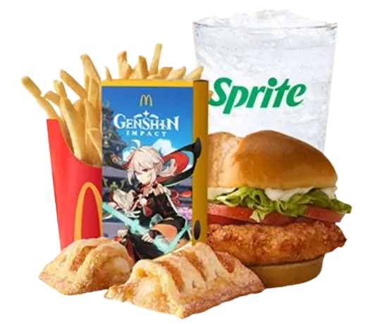 Genshin Impact Deluxe McCrispy™ Meal