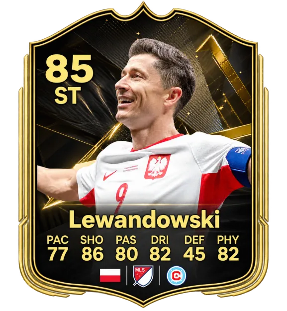 TOTW-4-Karte von Robert Lewandowski in EA SPORTS FC 27