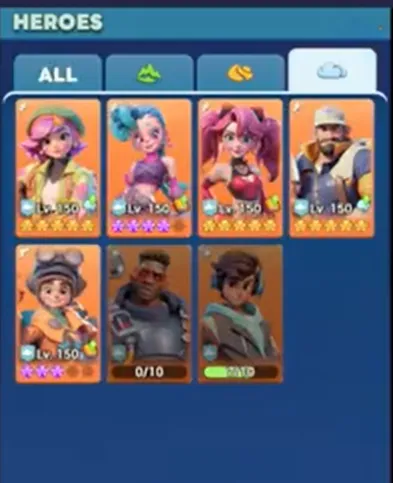 полный отряд Облачной фракции