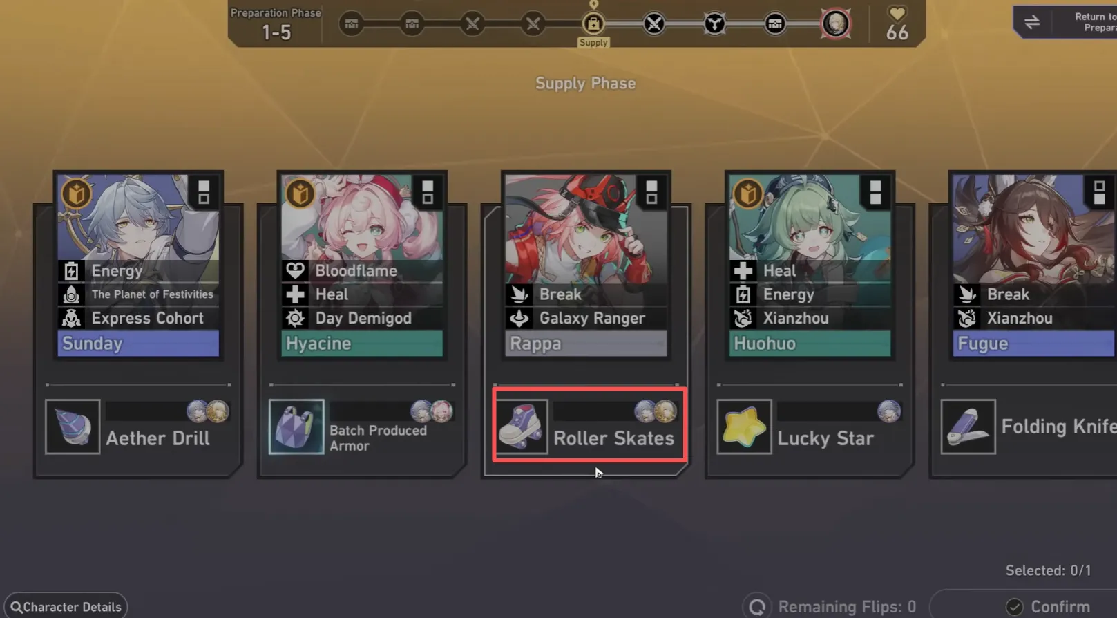 3. Supplies 1-5: Prioritize Shoes