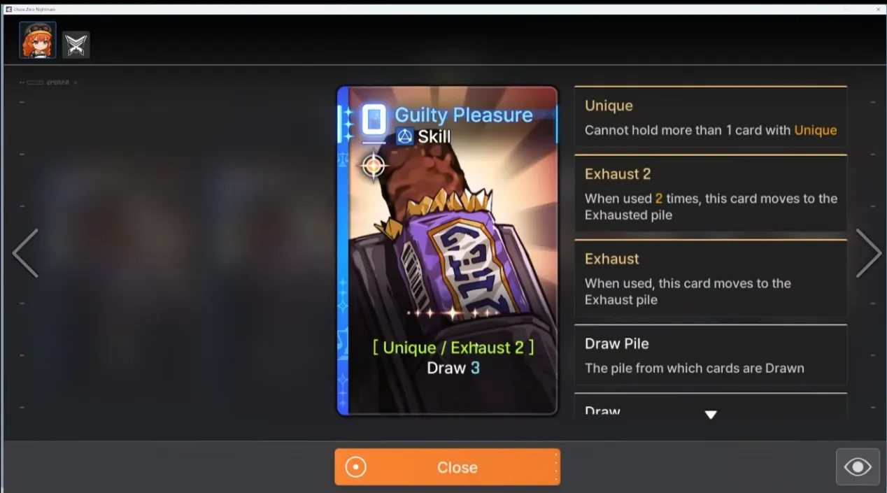 Guilty Pleasure (0 Cost):