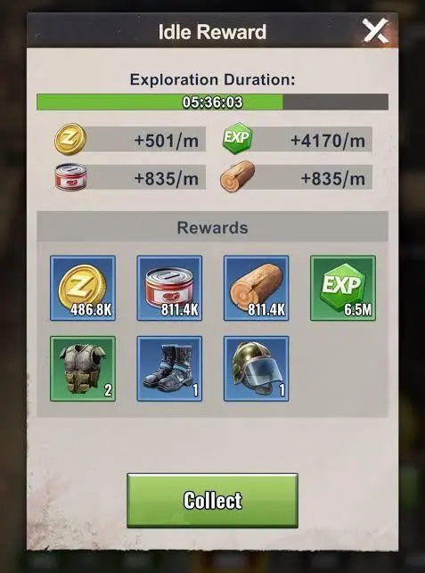 Idle Reward