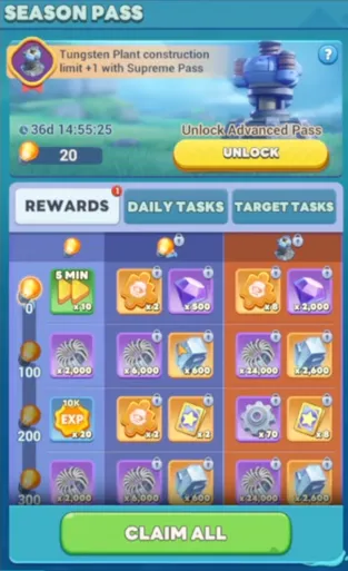 tiles survive season pass