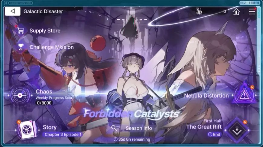 1.1 ver Chaos Zero Nightmare