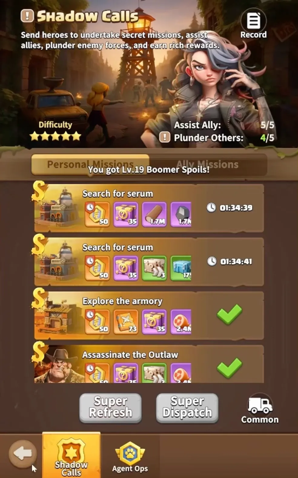 Dark War Survival Shadow Calls