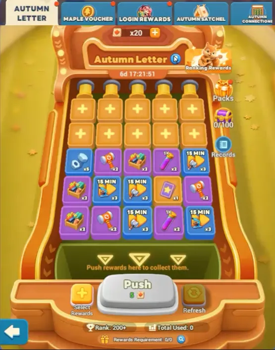 tiles survive autumn letter