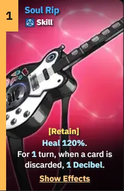 Soul Rip(1-Cost Skill)