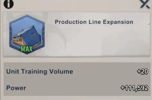 prodution line expansion