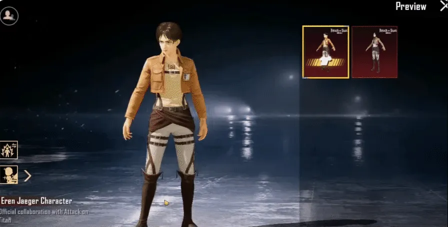 Eren Jaeger Character Set realistic