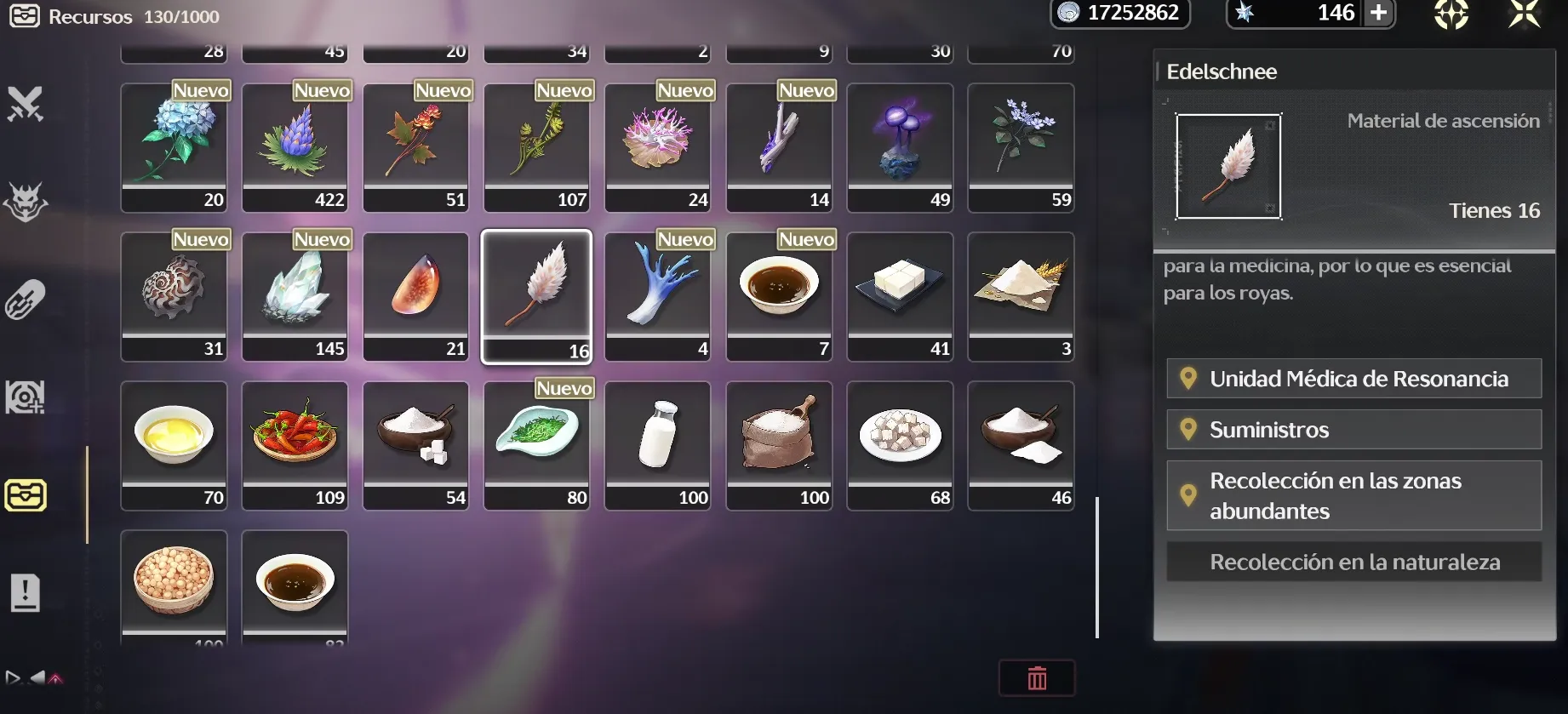 &iquest;C&oacute;mo obtener Edelschnee?