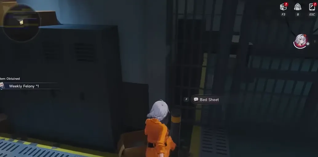 Collect bed sheets + prison uniforms