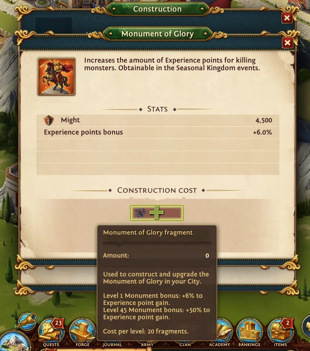 mounment of glory