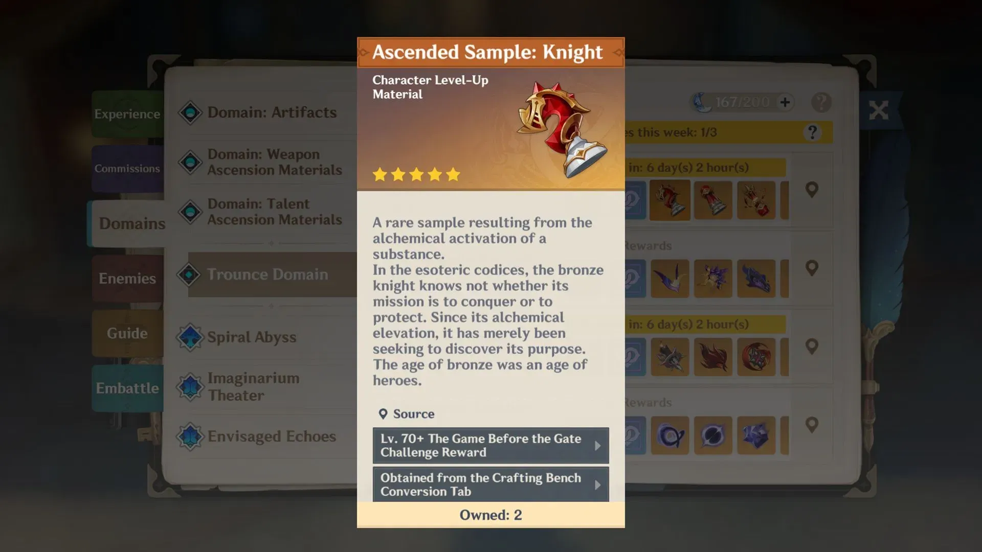 Ascended Sample: Knight
