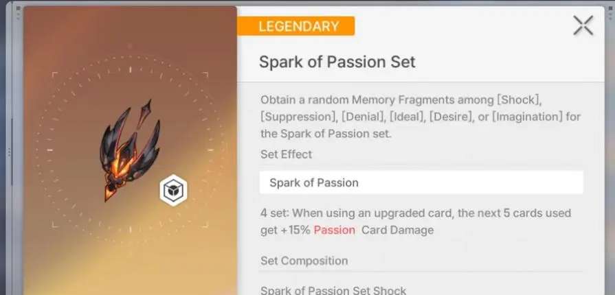 spark of Passion set