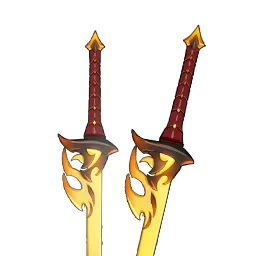 Crimson Flame Dual Swords
