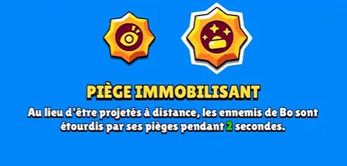 Piège immobilisant