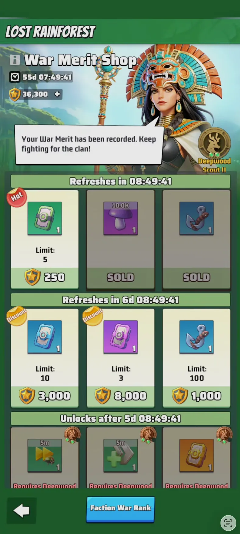 Last War Merit Shop