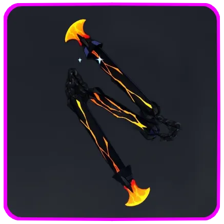 Crimson Flame Nunchaku