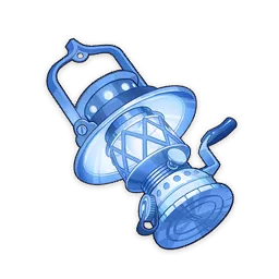 長夜の灯火の紫炎