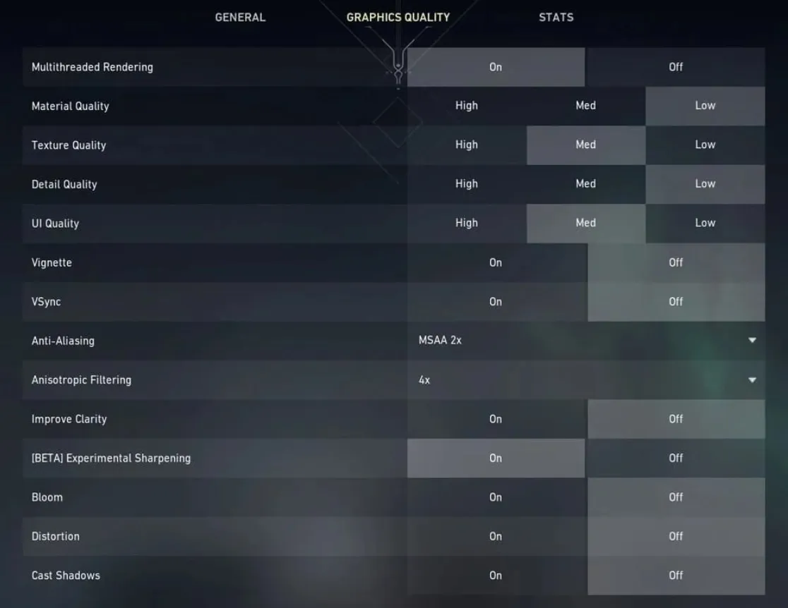 Valorant Best setting