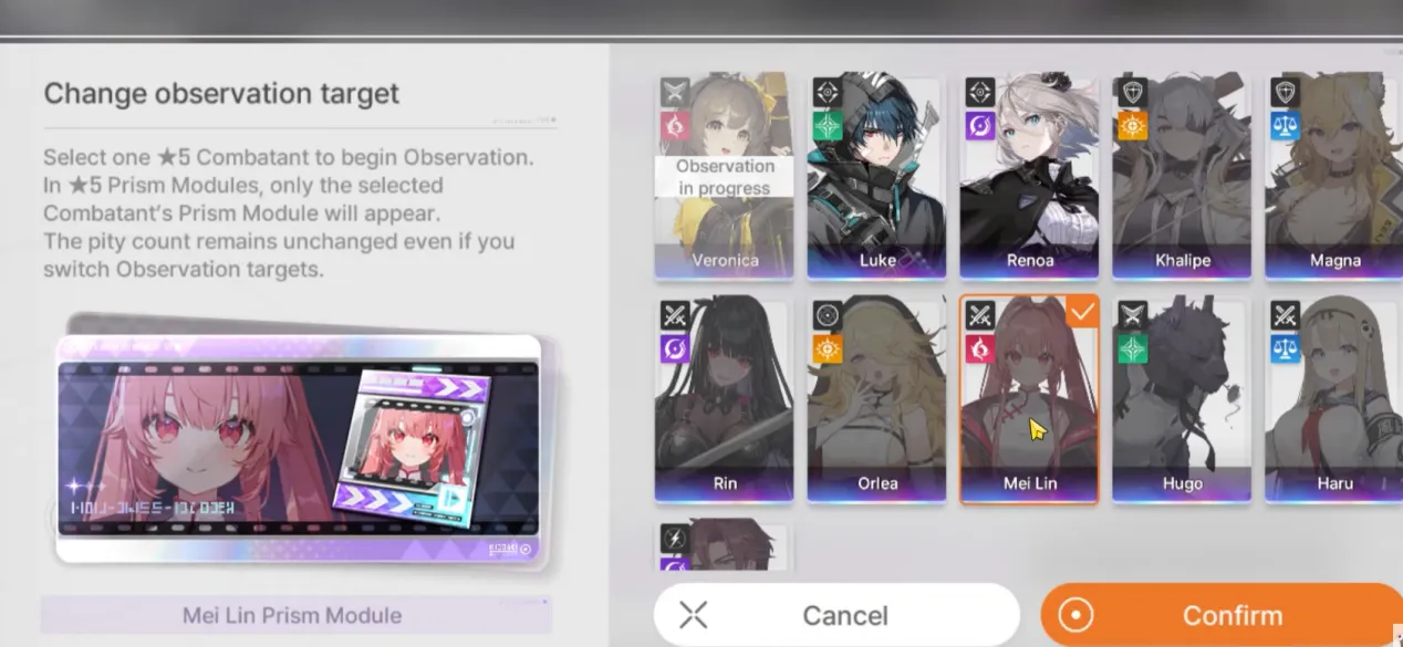 Different for Each Character