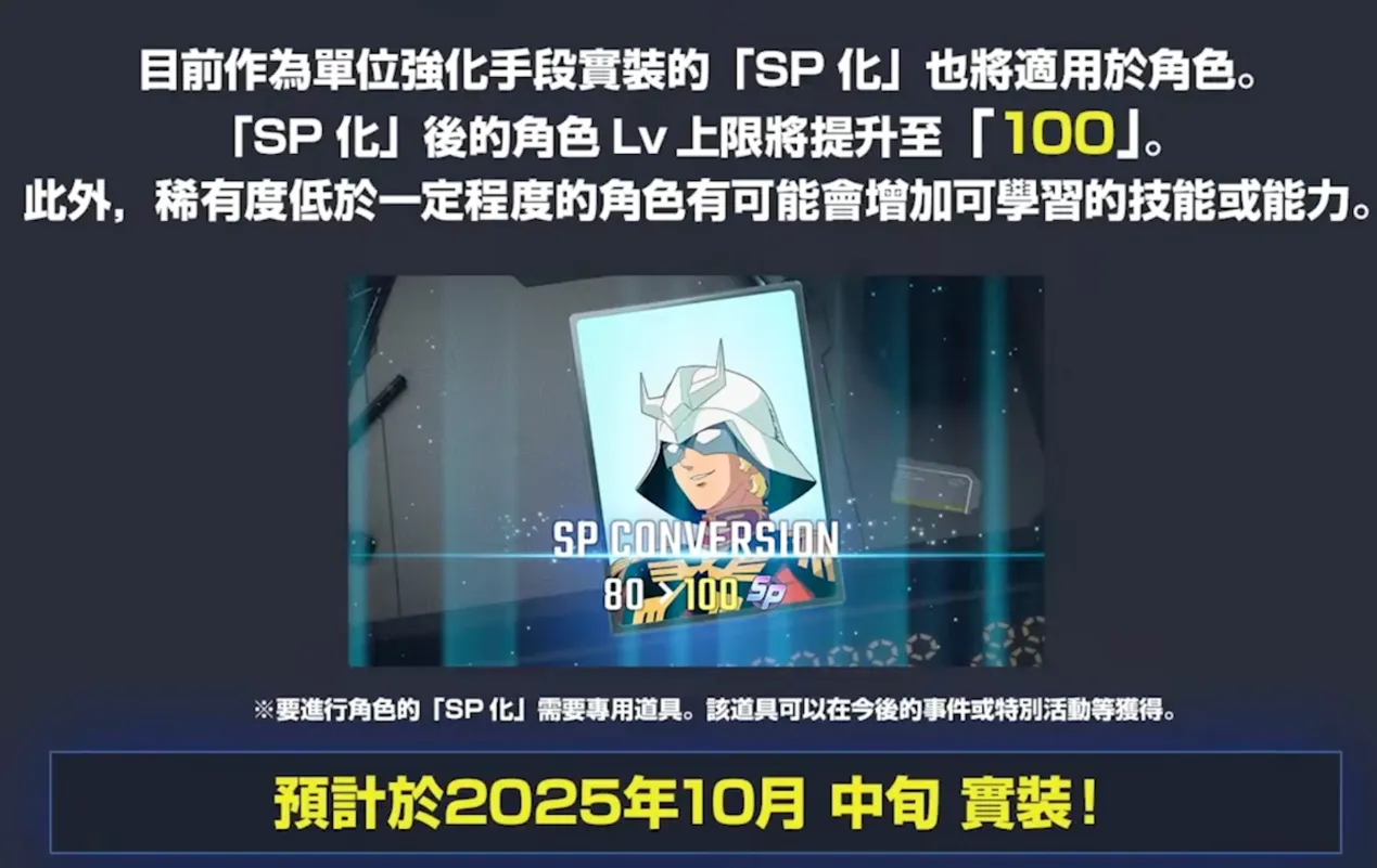 角色與機體SP化系統