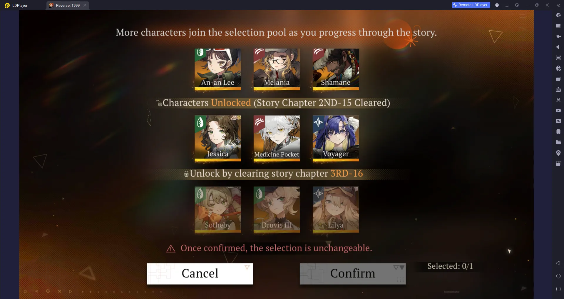 The character you can get through this update