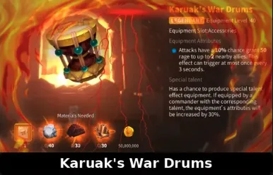 Karuak’s War Drums