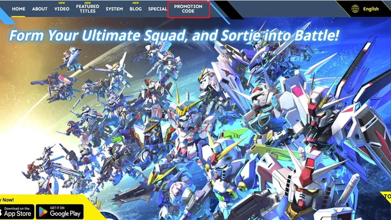 SD Gundam G Generation ETERNAL Codes