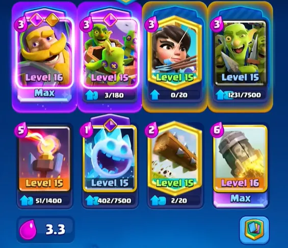 Clash Royale Arena Decks