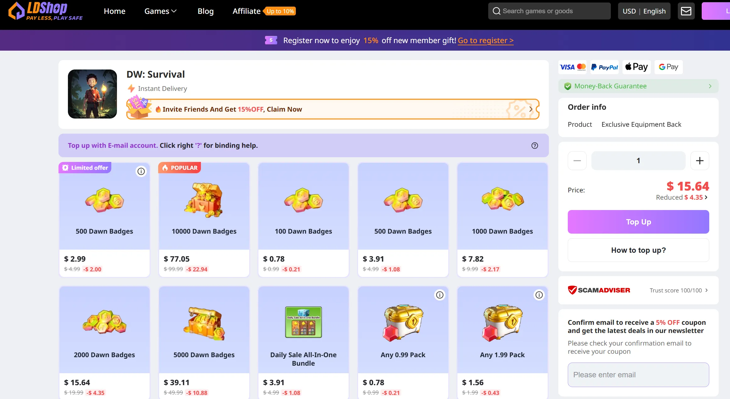 Best Place to Buy Legend Battle Pass