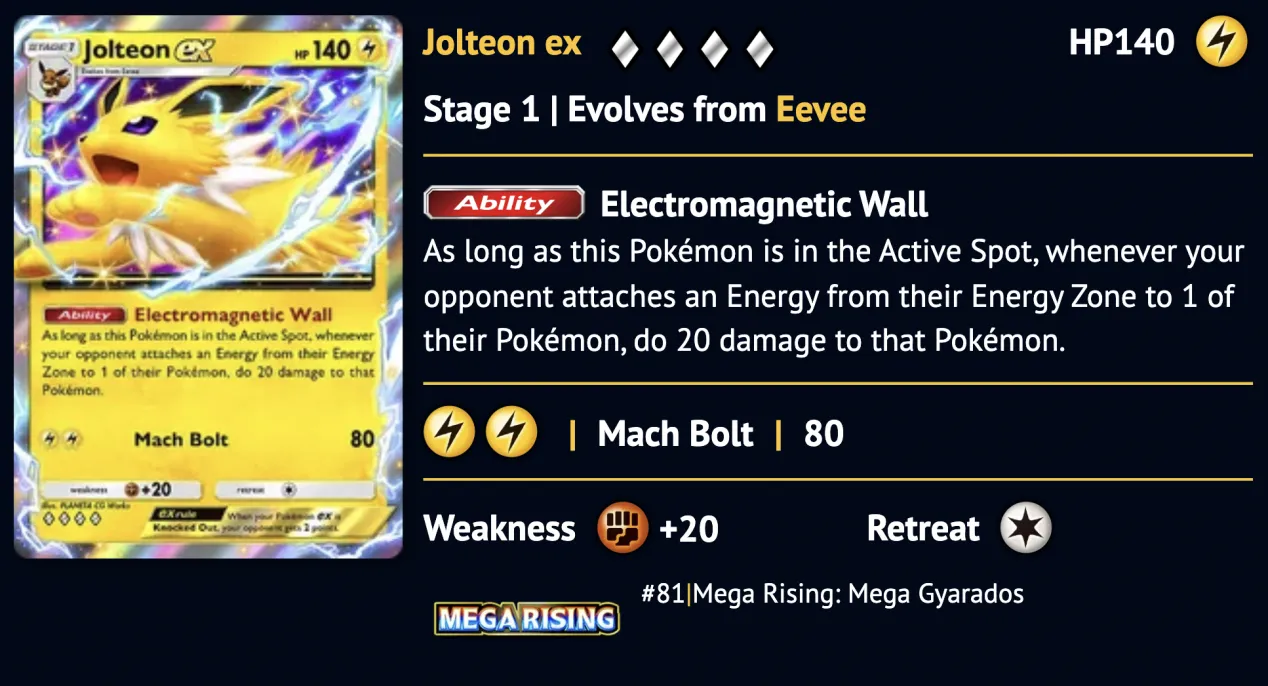 Jolteon ex