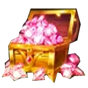 9,999 Pink Gems logo