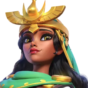 Zenobia commander portrait in Rise of Kingdoms