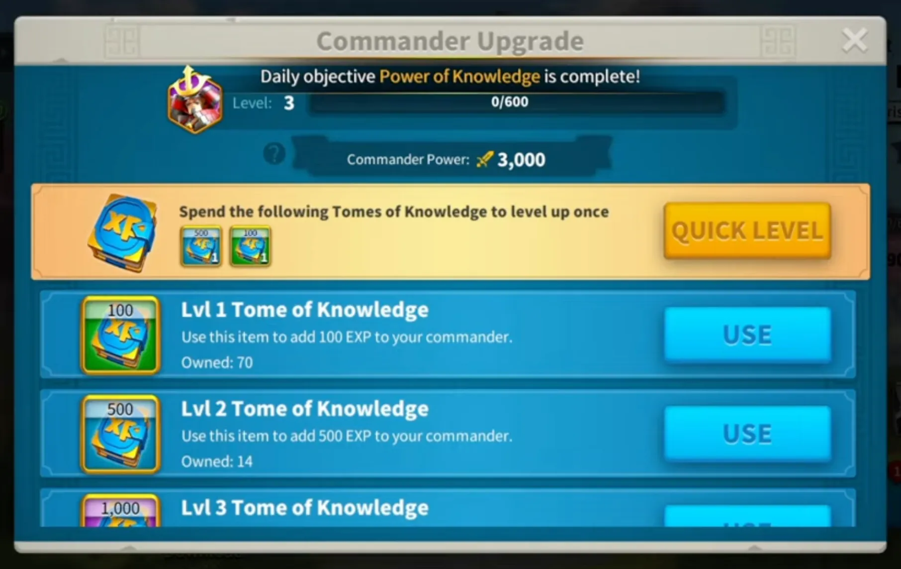 What Happens When Your Commander Levels Up in RoK