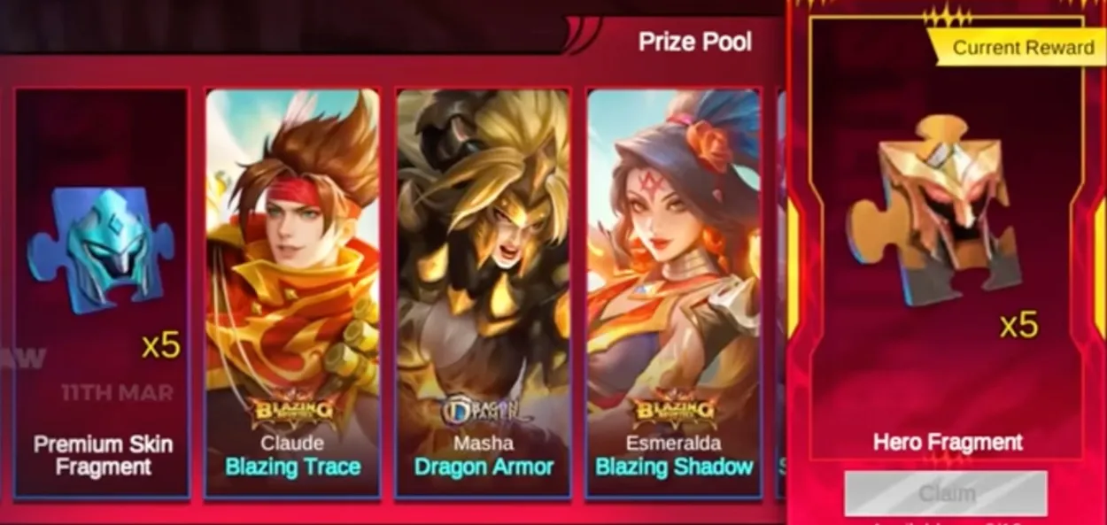 the shuffle draw event