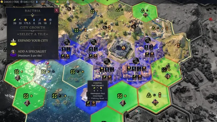 Civilization 7 UI