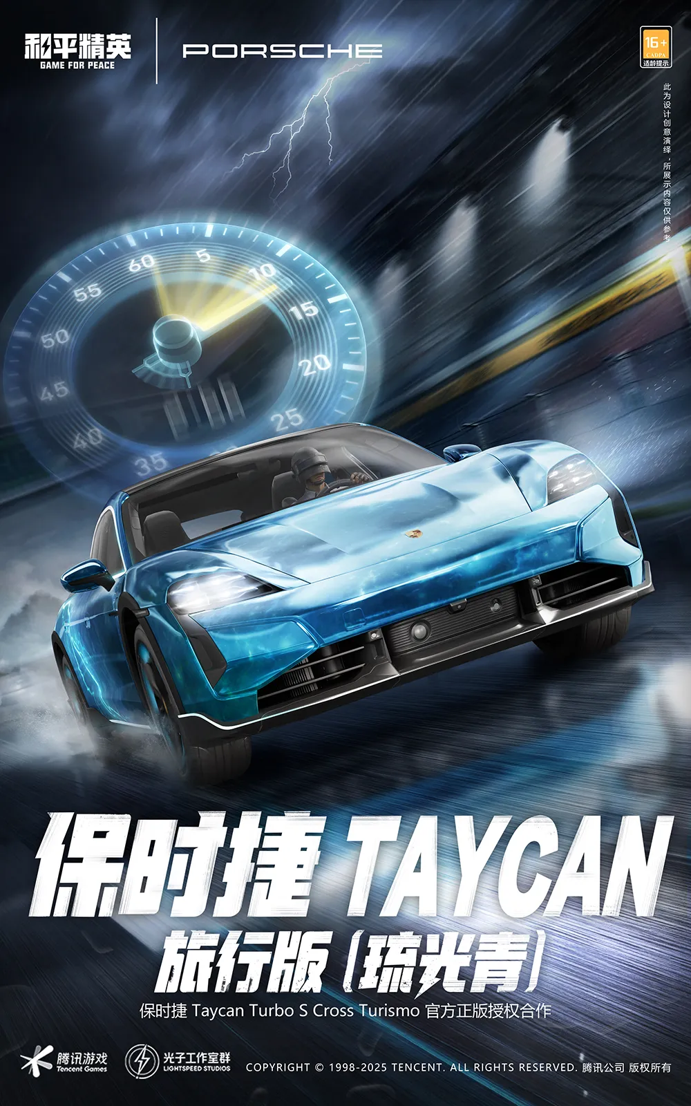 Porsche Taycan Turbo S Cross Turismo – Luminous Cyan