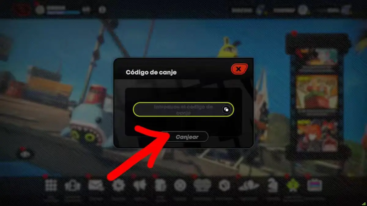 Canjear los códigos