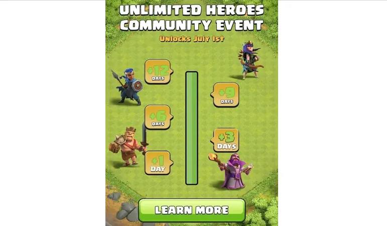 Clash of Clans Unlimited Heroes Event Guide
