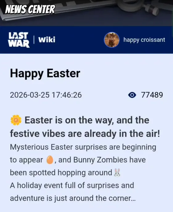 Easter Celebration Event